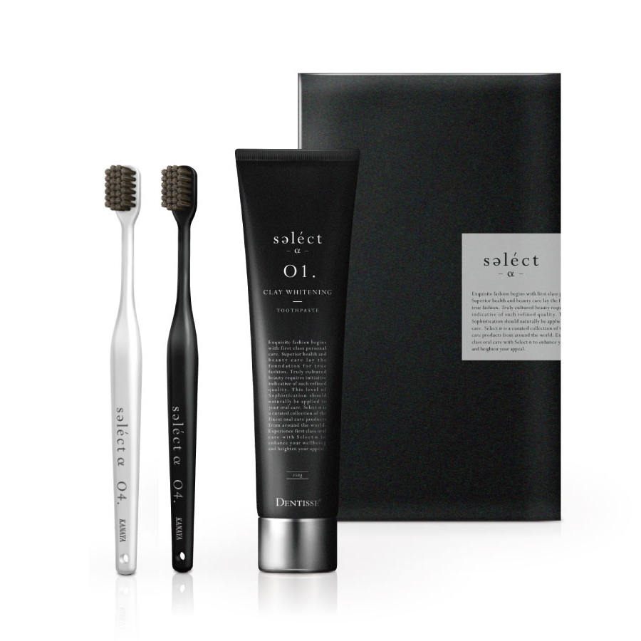 SELECT 01トゥースペースト＆04ナチュラルトゥースブラシペアセット